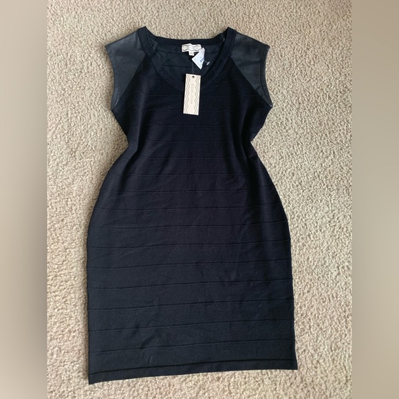 Pink Rose Dresses & Skirts - Pink Rose Sweater Black Dress